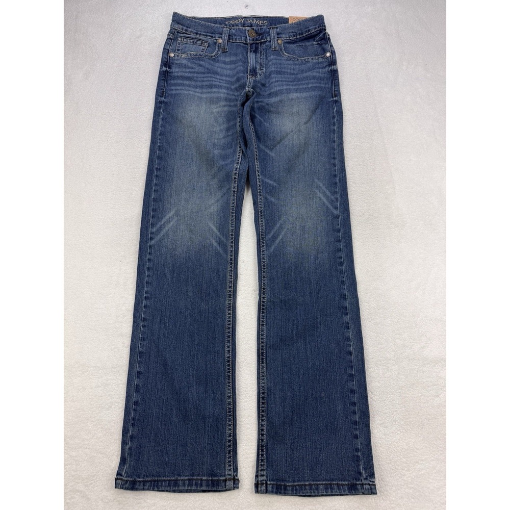 Cody James Jeans‎ Men 29x32 Blue Straight Stretch Distress Denim Western NWT